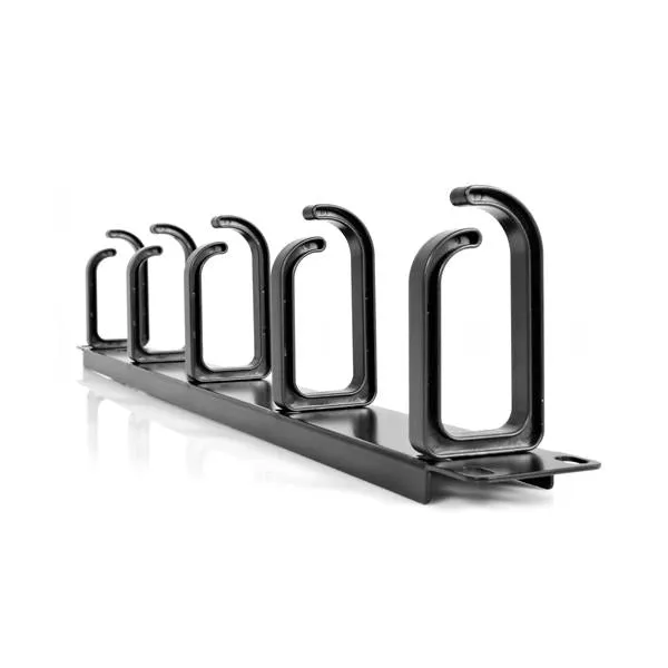 1U Cable Management Duct D-Ring