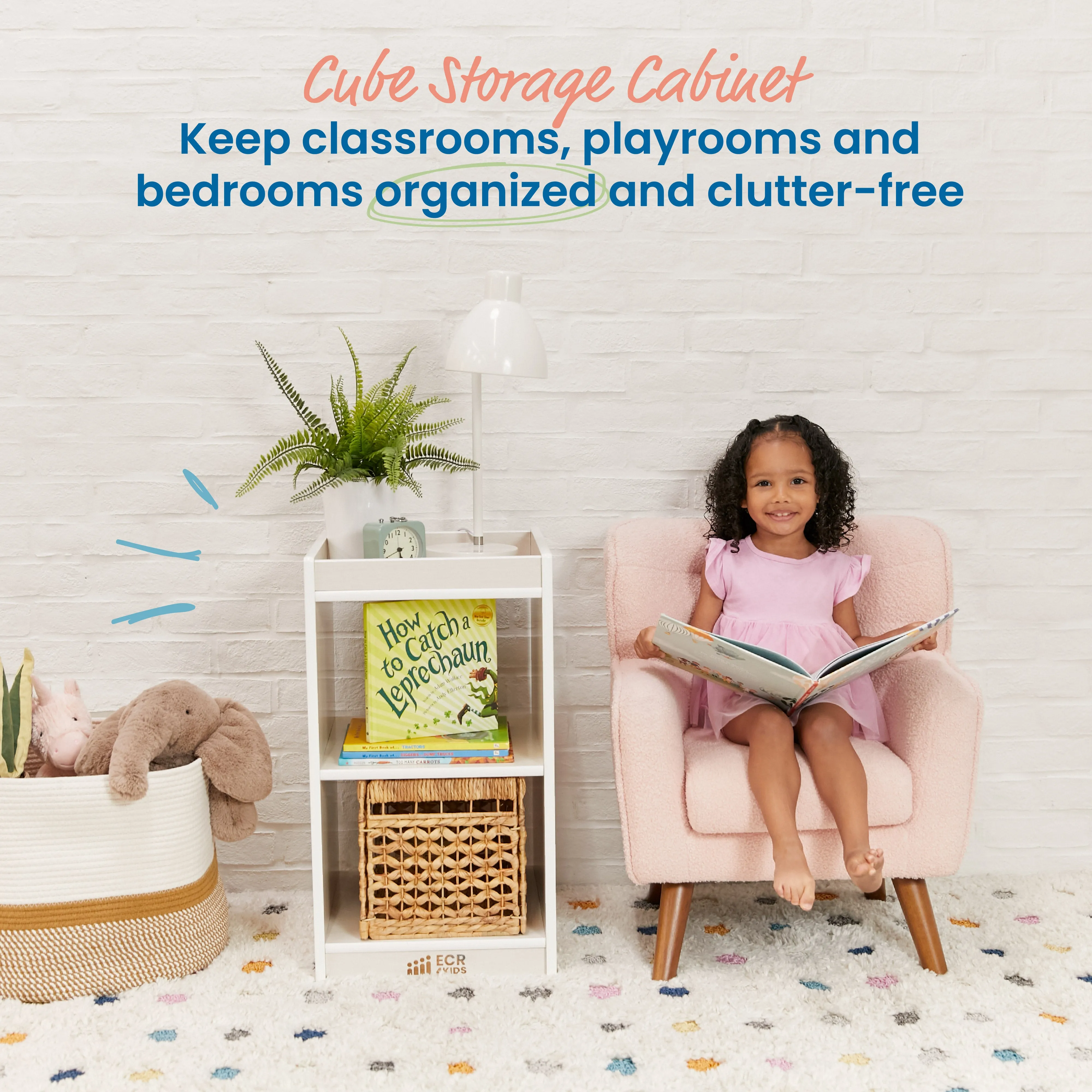 2-Cube Vertical Storage Cabinet, Display Shelf