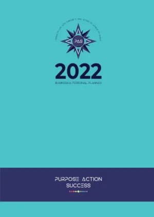 2022 PAS BUSINESS & PERSONAL PLANNER (A4 - TURQUOISE) - 24-HOUR DAILY PLANNER | DAILY DIARY | DAILY PLANNER | 12 MONTHS