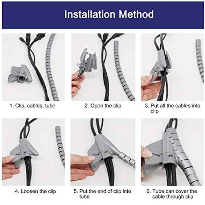 20Mm X 1.5M Cable Spiral Organizer Sleeve Sd-30150
