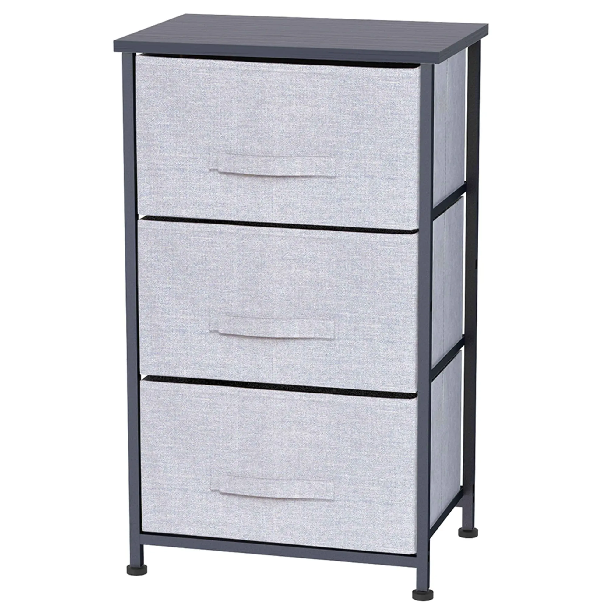 3 Drawer Storage Organizer, Grey