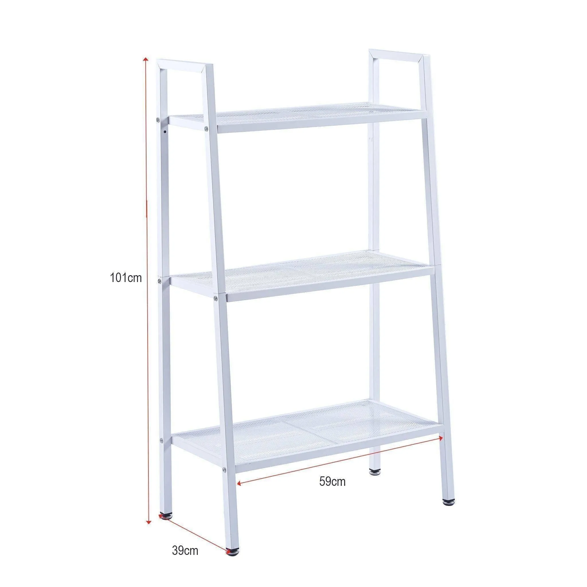 3-Tier Ladder Shelf Black - SF-107