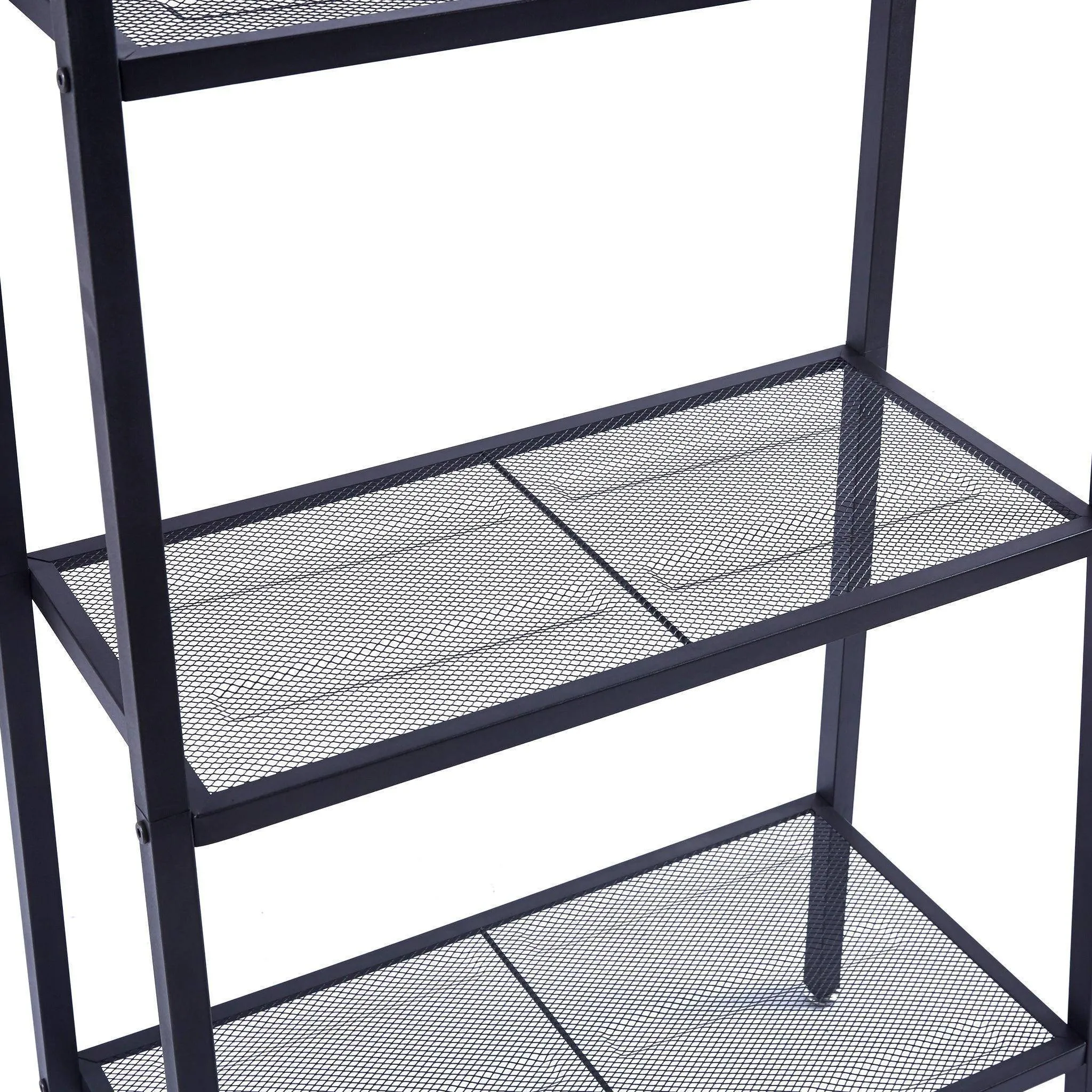 3-Tier Ladder Shelf Black - SF-107