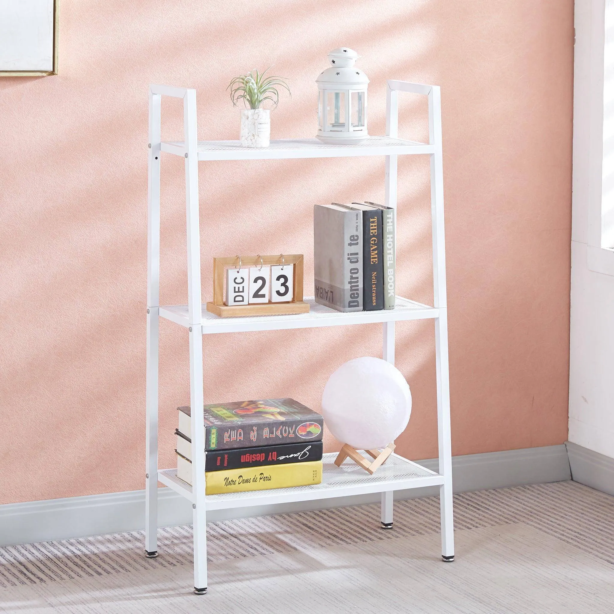 3-Tier Ladder Shelf Black - SF-107