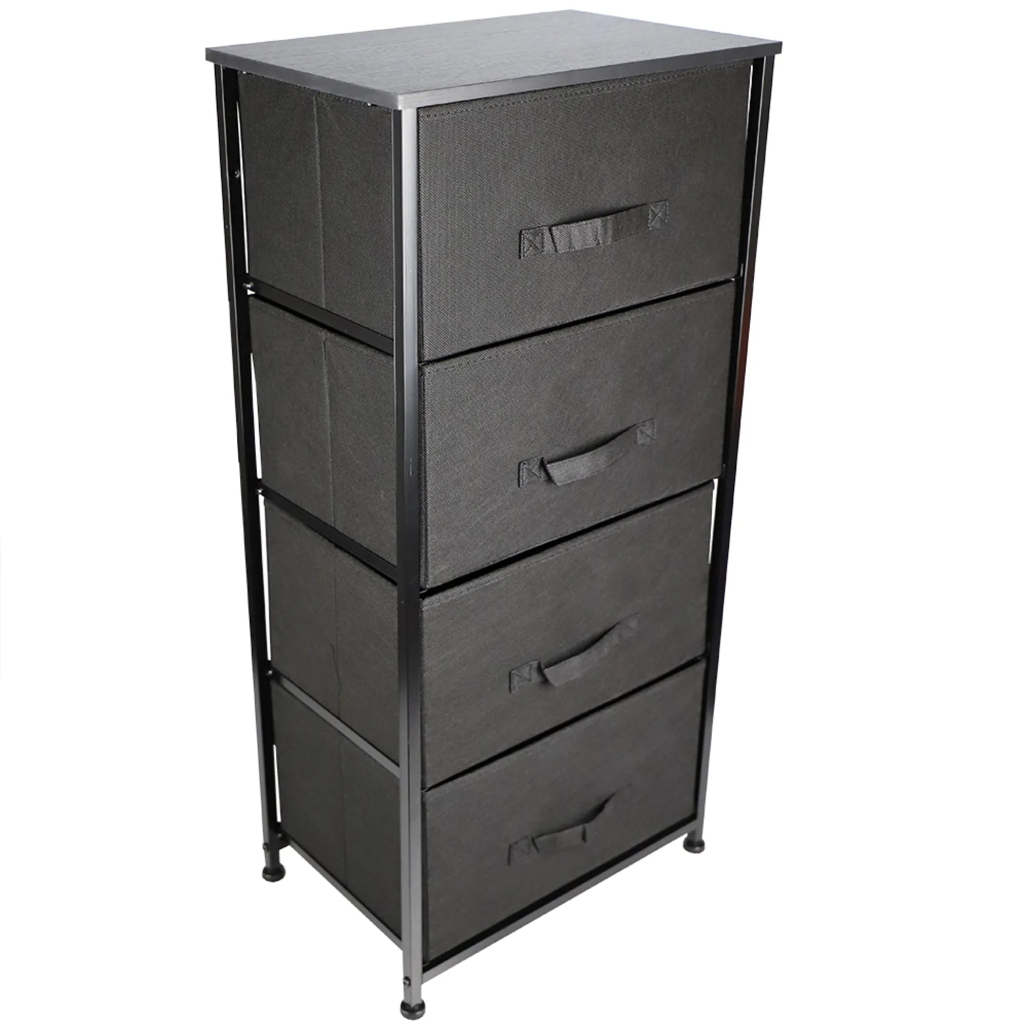 4 Drawer Storage Organizer, Black