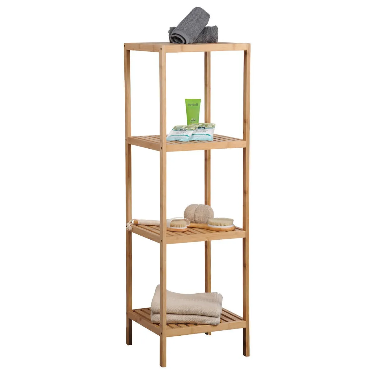 4 Tier Shelf - Bamboo