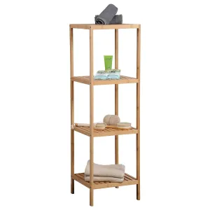 4 Tier Shelf - Bamboo
