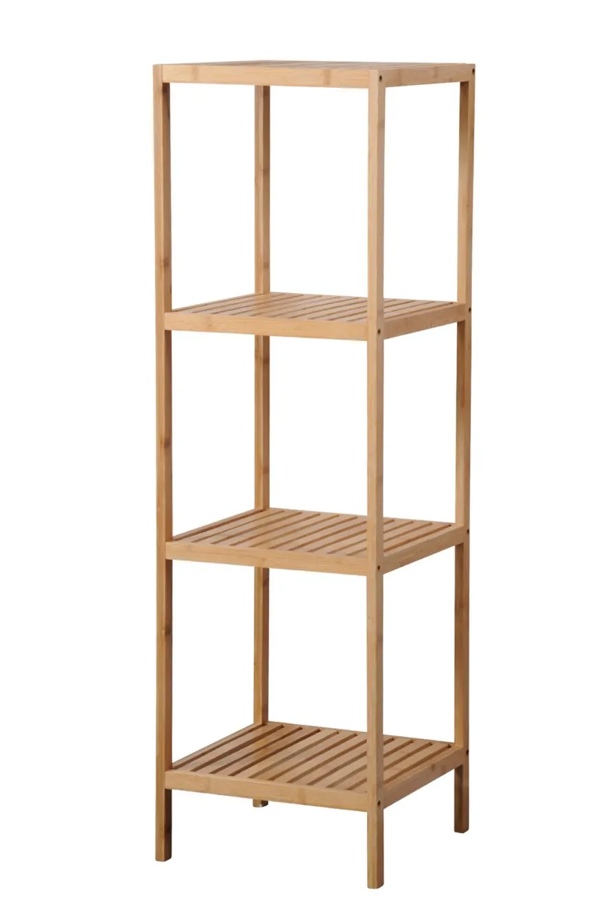 4 Tier Shelf - Bamboo