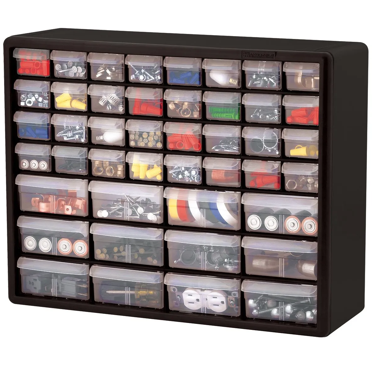 44-Drawer Hardware & Craft Plastic Cabinet