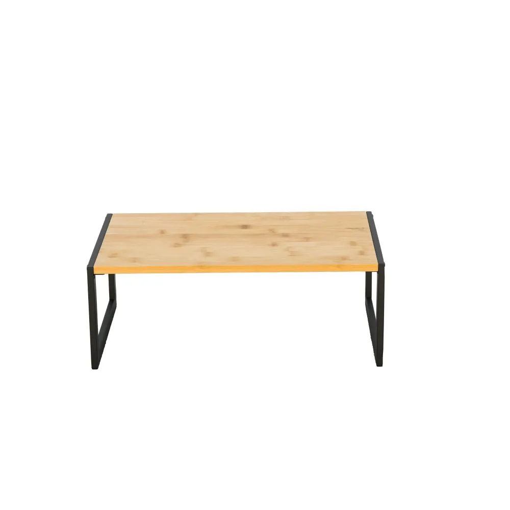 45cm Wide Bamboo Pantry Shelf Matte Black