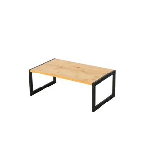 45cm Wide Bamboo Pantry Shelf Matte Black