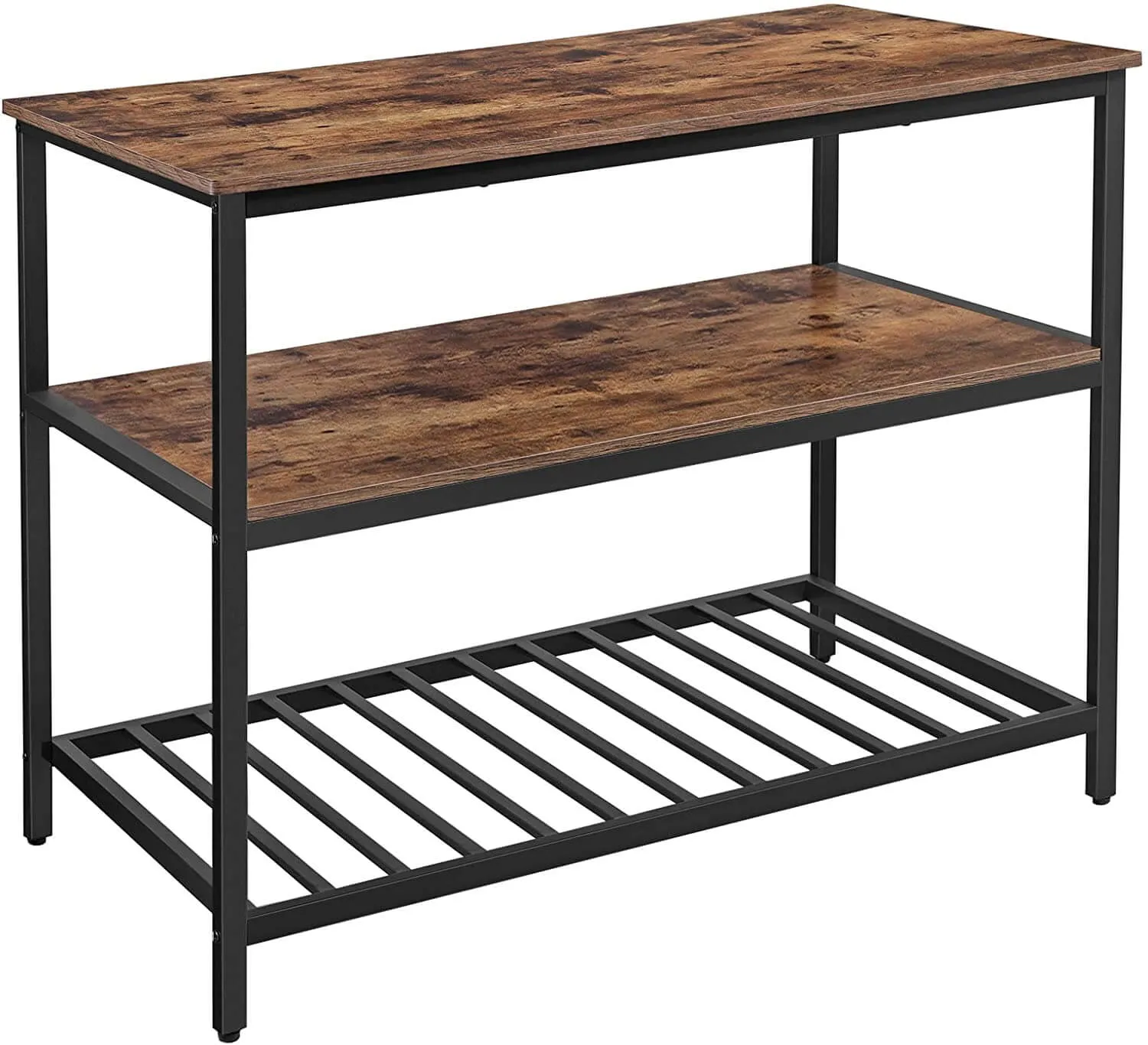 47" Kitchen Island with 3 Shelves