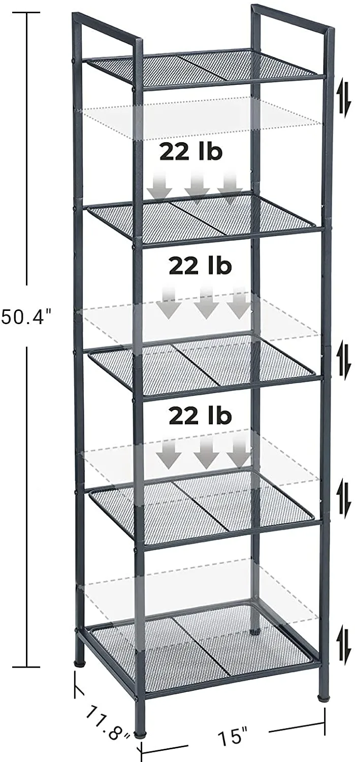 5-Tier Storage Rack