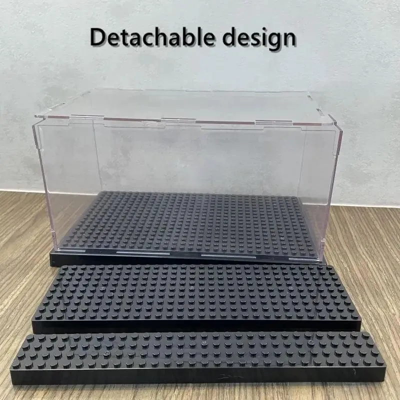 Acrylic Display Case for Building Block Figures with Dust Protection