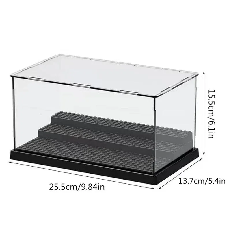 Acrylic Display Case for Building Block Figures with Dust Protection