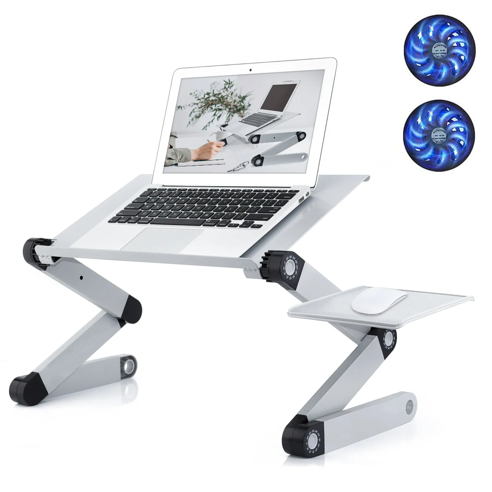Adjustable Laptop Stand, Office Table RAINBEAN Laptop Desk