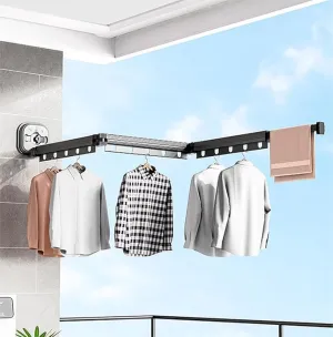Adsorption Wall Mounted Folding Clothes Drying Rack 400-000-1373