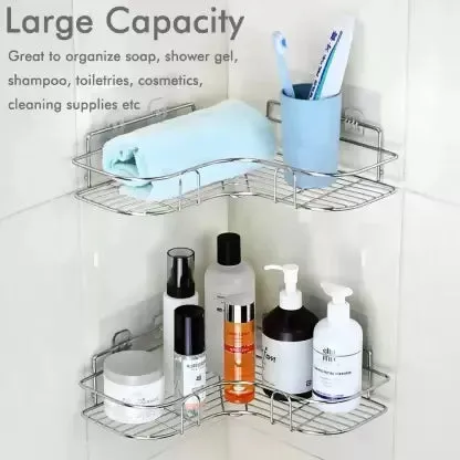 Advanced Self-Adhesive Shelf Organizer (Pack of 1)