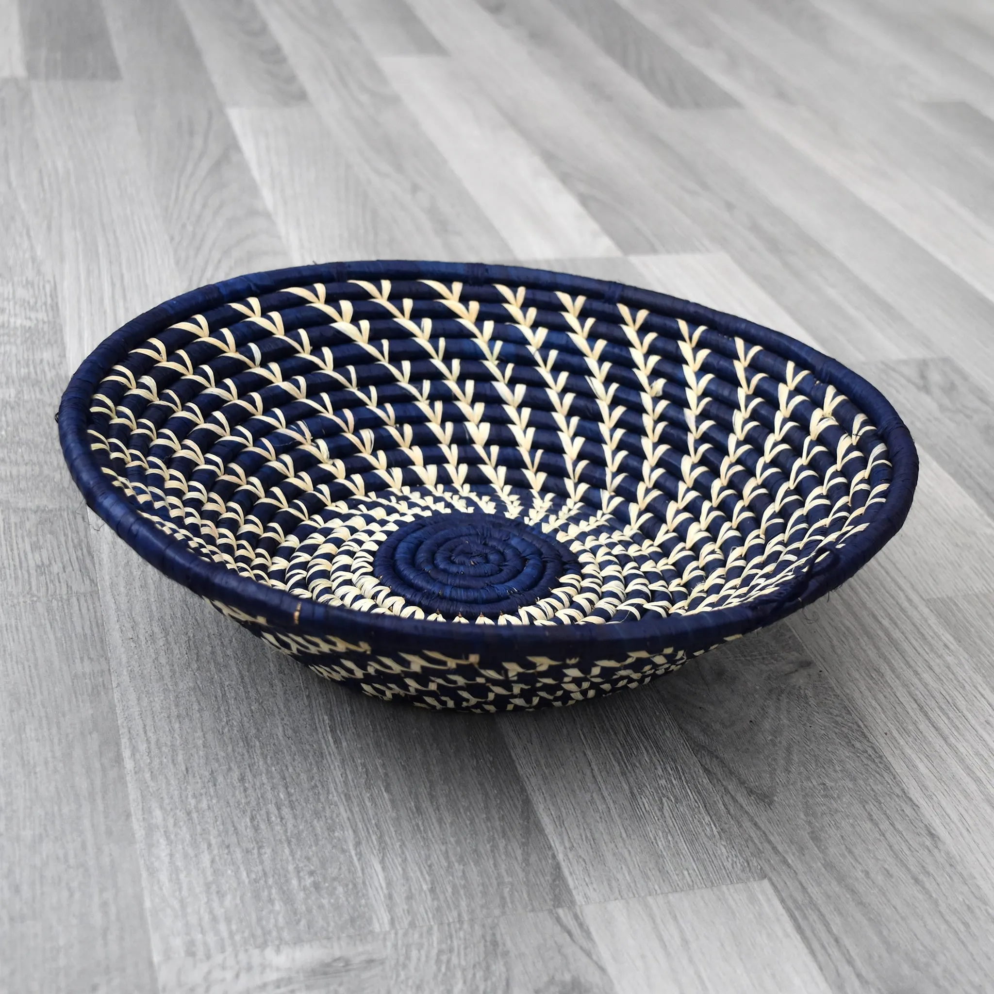 African Wall Basket - Ugandan Baskets - M02