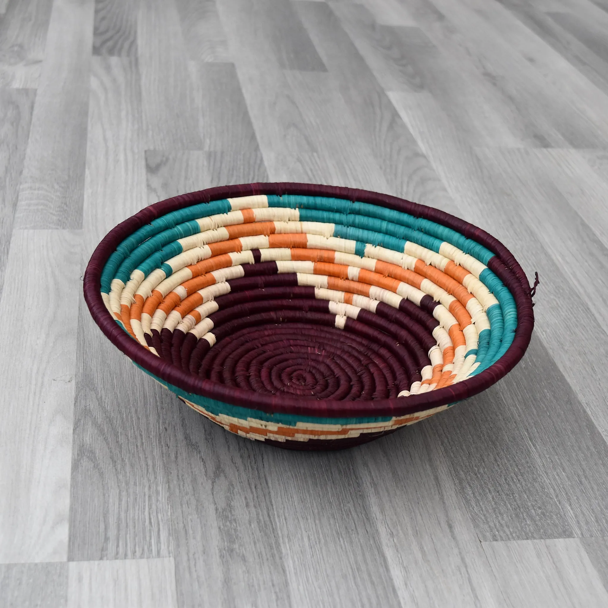 African Wall Basket - Ugandan Baskets - M08