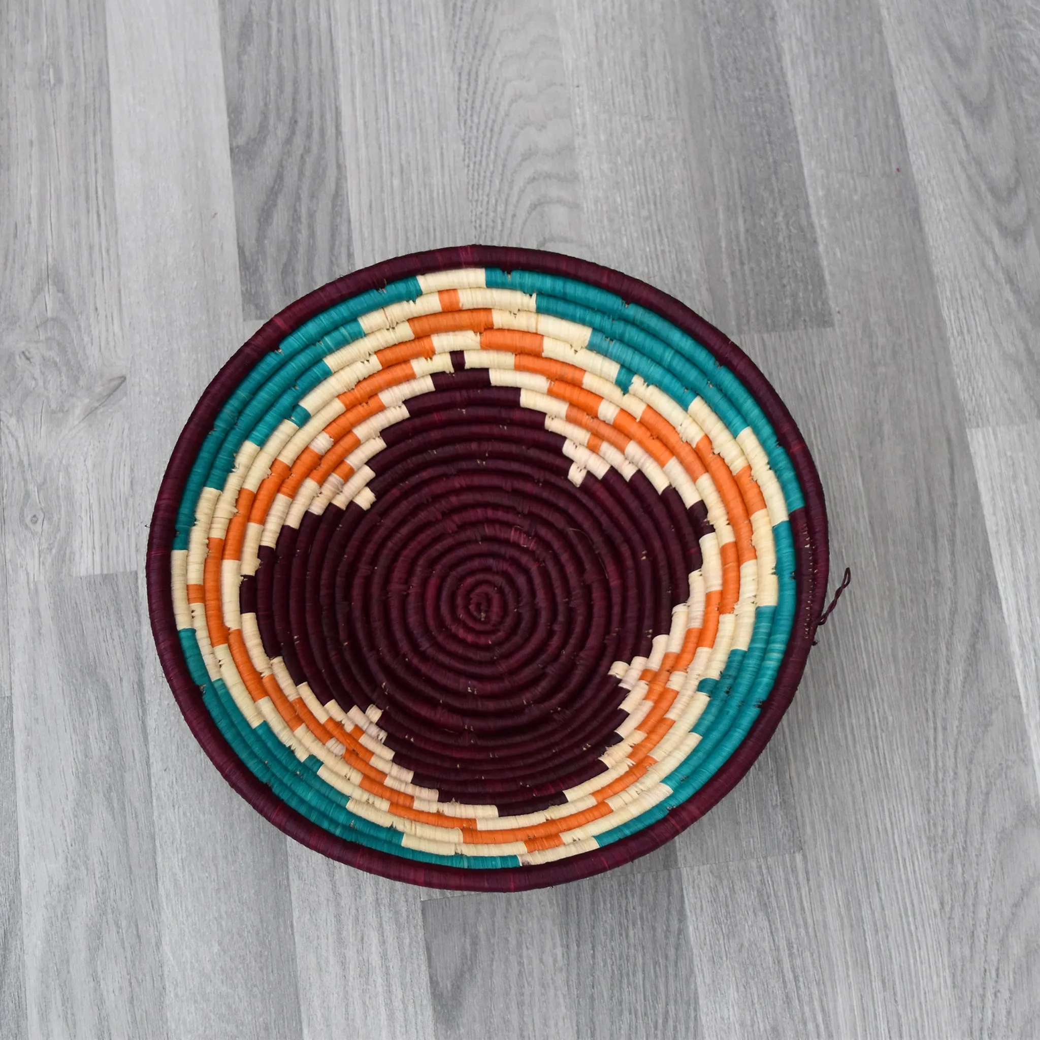 African Wall Basket - Ugandan Baskets - M08