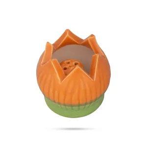 Agarbathi Stand - 2.5 x 2.5 Inches | Lotus Design Agarbatti Holder/ Ceramic Incense Holder for Pooja