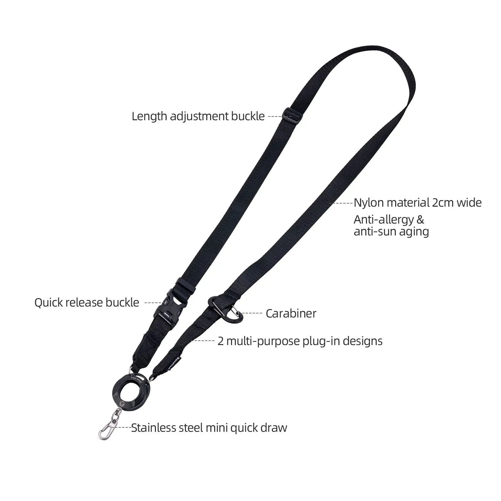 Angel Wings Crossbody EDC Organizer Strap