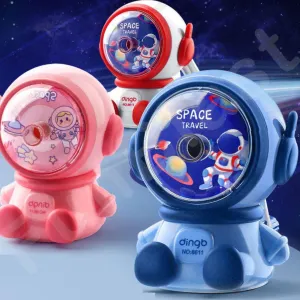 Astronaut Space Theme Sharpner For kids Return Gift School stationery quirky item (Assorted Color , Pack of 1) Big Size