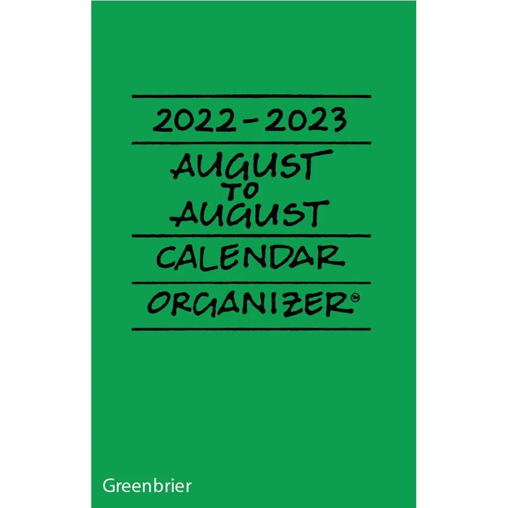 August to August Planner 2022-2023