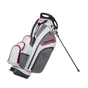 BagBoy Chiller Hybrid Golf Stand Bag White/Charcoal/Red