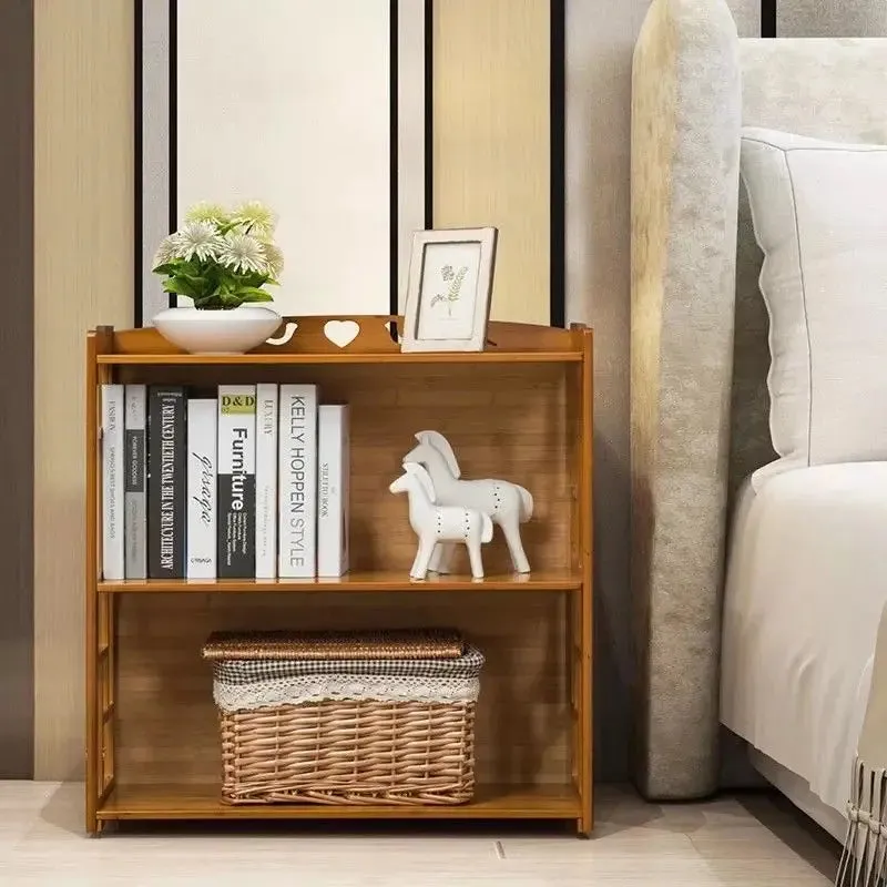 Bamboo Antique Style Cabinet Book Shelf Bookcase Storage Choice Elegant BBC01