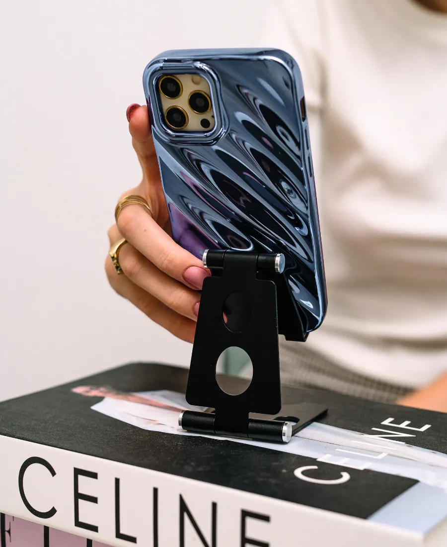 Black Phone Stand