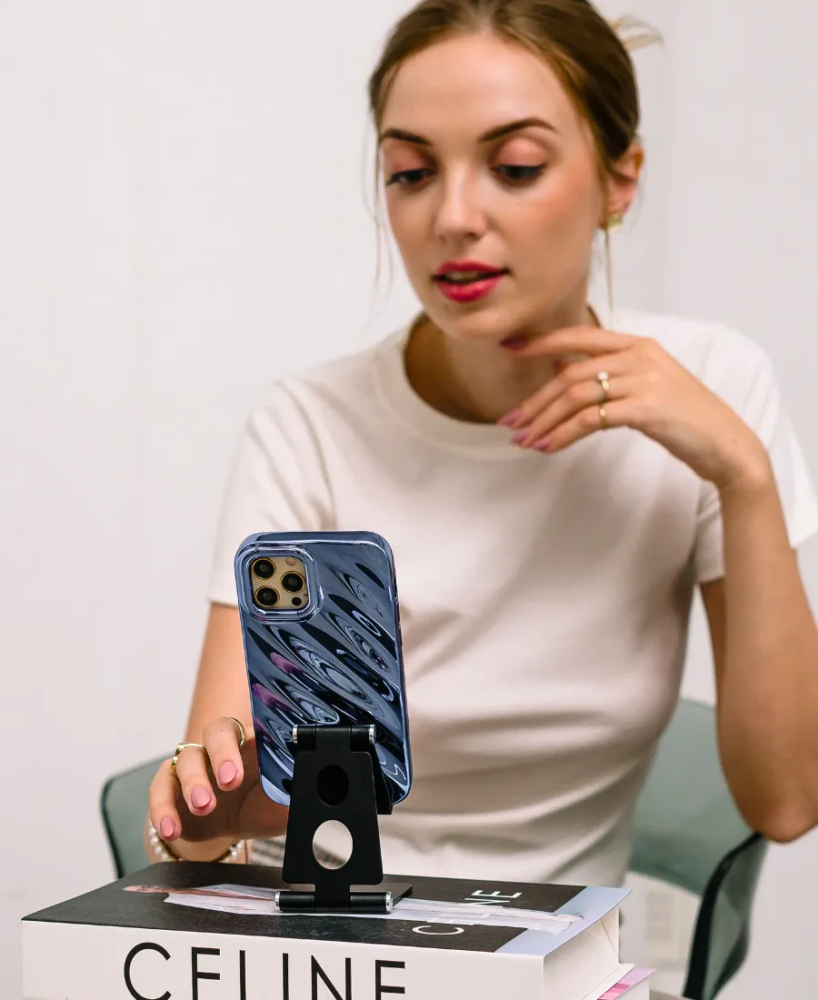 Black Phone Stand