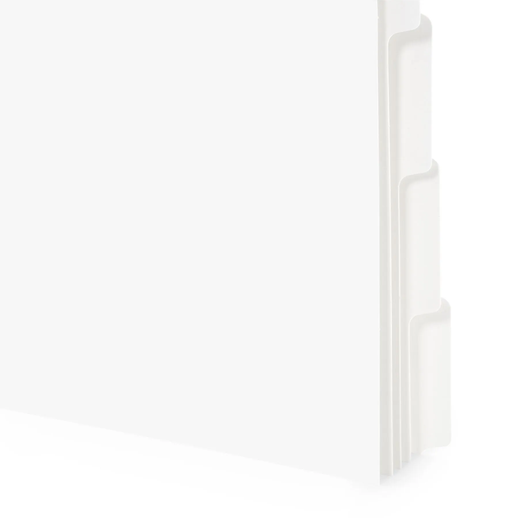 Blue Summit Supplies Index Dividers, 5-Tab Printable, White, 100 Dividers