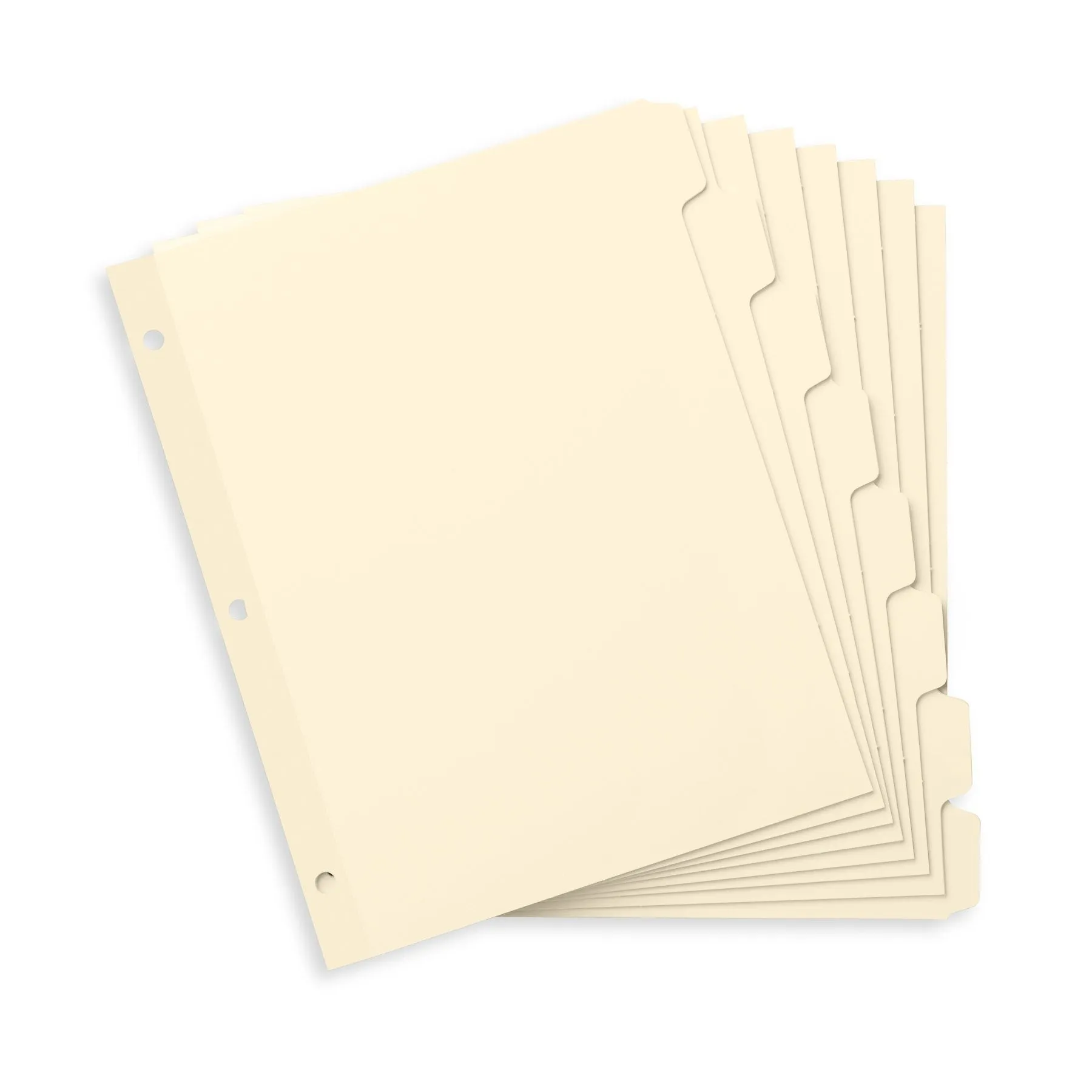 Blue Summit Supplies Index Dividers, 8-Tab Printable, Manila, 96 Dividers