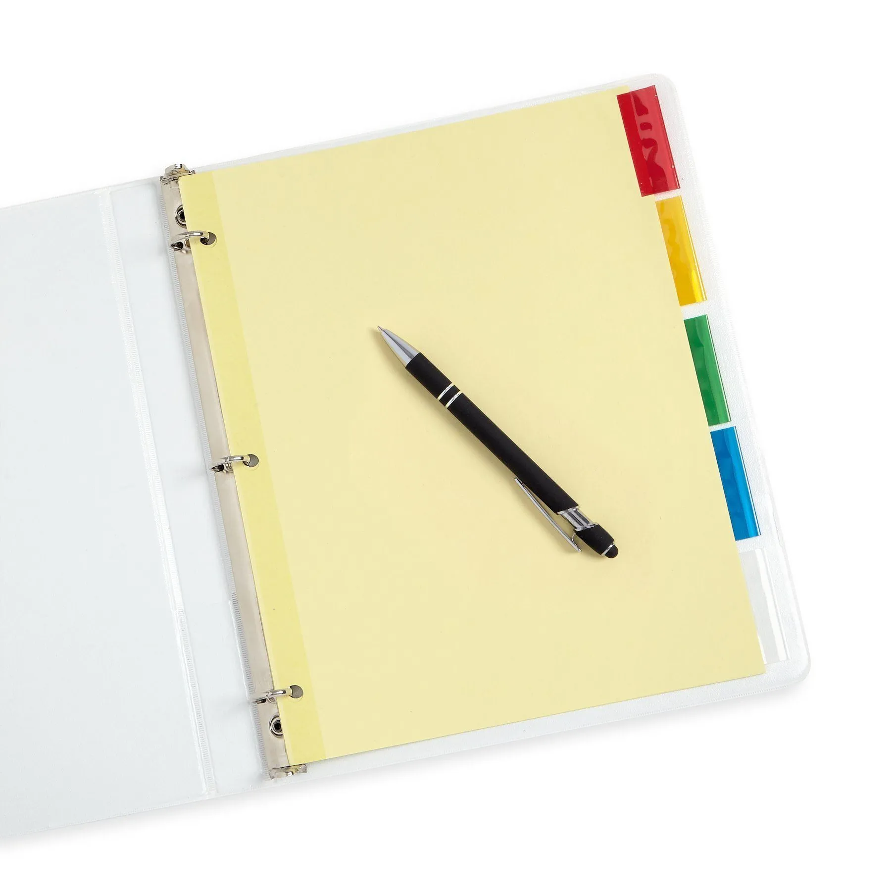 Blue Summit Supplies Tabbed Binder Dividers, 5-Tab, Manila, 30 Dividers