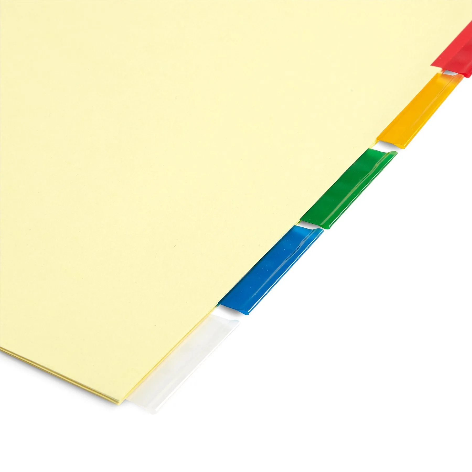 Blue Summit Supplies Tabbed Binder Dividers, 5-Tab, Manila, 30 Dividers