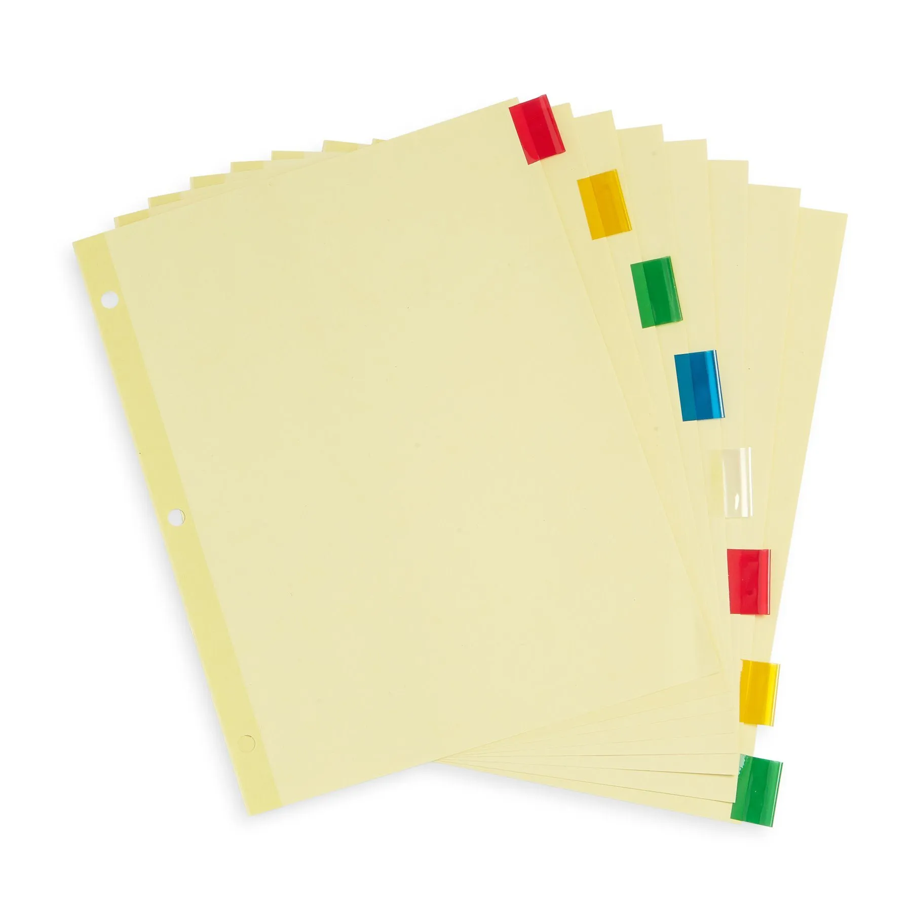 Blue Summit Supplies Tabbed Binder Dividers, 8-Tab, Manila, 48 Sets (384 Dividers)