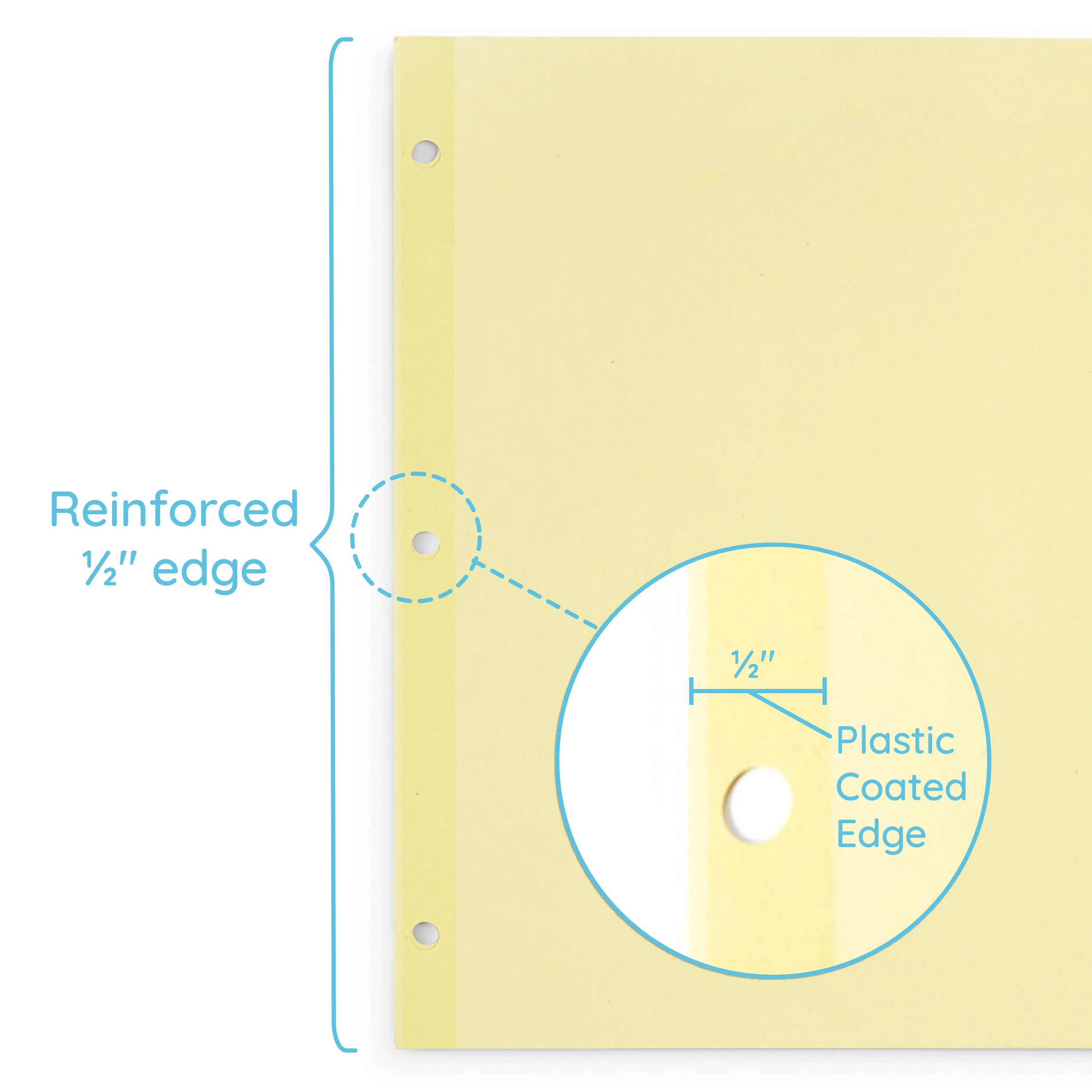 Blue Summit Supplies Tabbed Binder Dividers, 8-Tab, Manila, 48 Sets (384 Dividers)