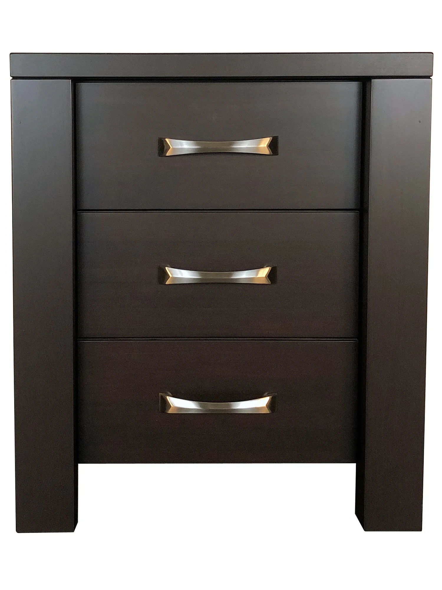 Boxwood Nightstand  Three Drawer