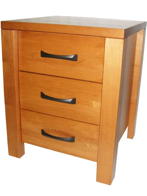Boxwood Nightstand  Three Drawer