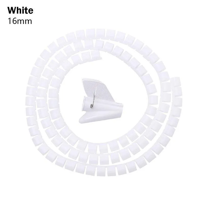 Cable Management Spiral Organizer for a Tidy Workspace
