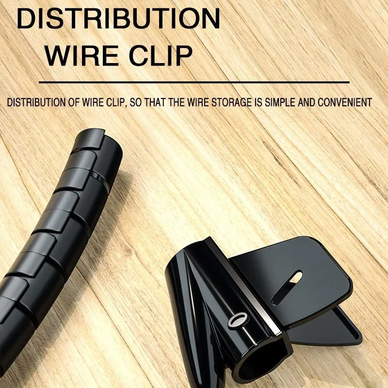 Cable Management Spiral Organizer for a Tidy Workspace