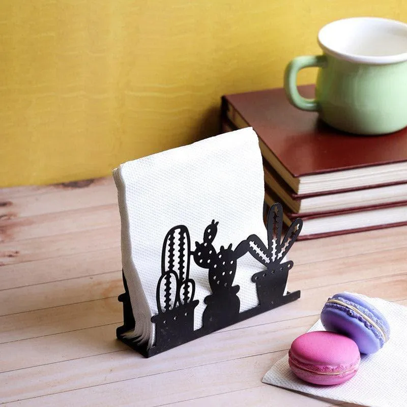 Cactus Club Napkin Holder - Black