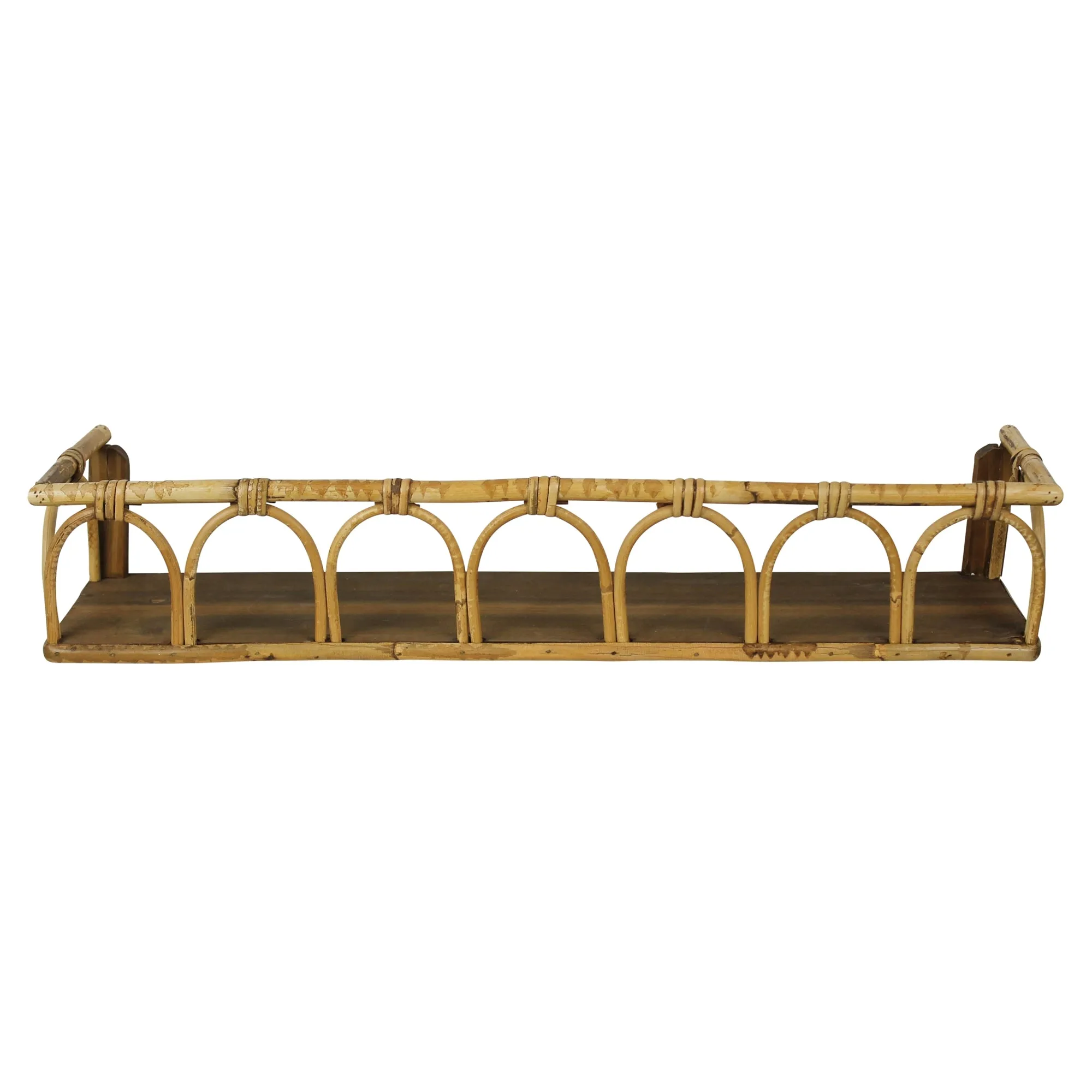 Cairo Shelf, Rattan Set Of 2 By HomArt