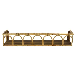 Cairo Shelf, Rattan Set Of 2 By HomArt