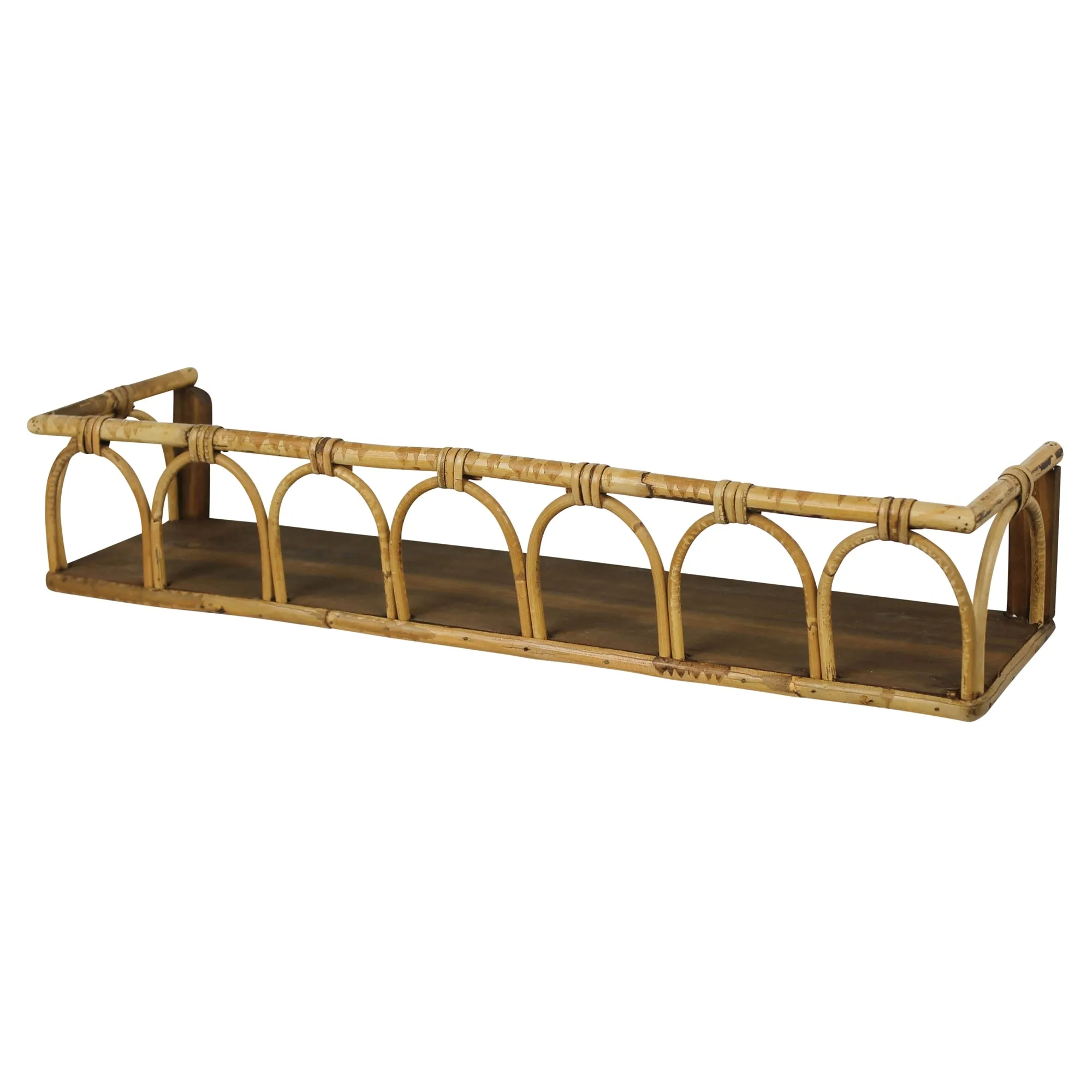 Cairo Shelf, Rattan Set Of 2 By HomArt