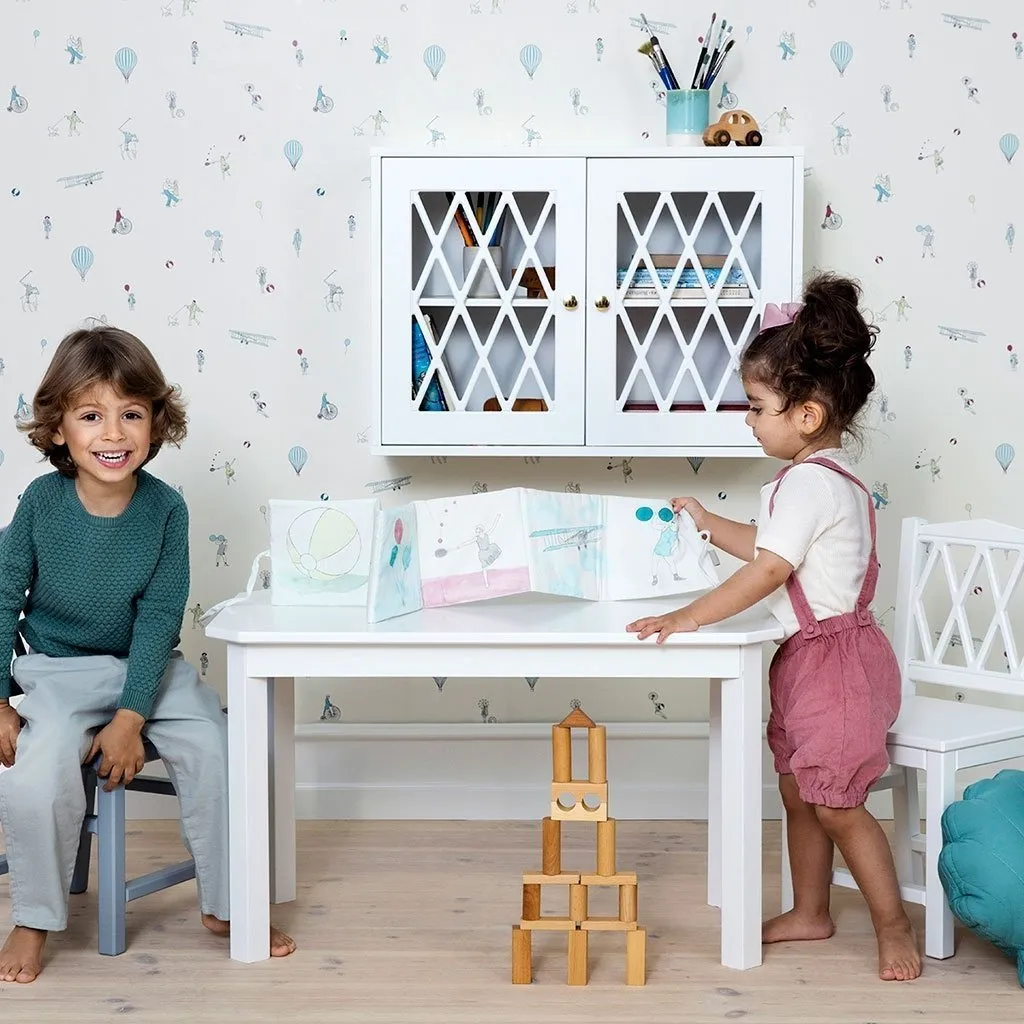 Cam Cam Harlequin Cabinet in White