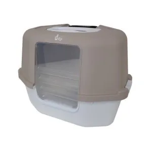 Cat Love Space Saver Corner Hooded Cat Pan Grey
