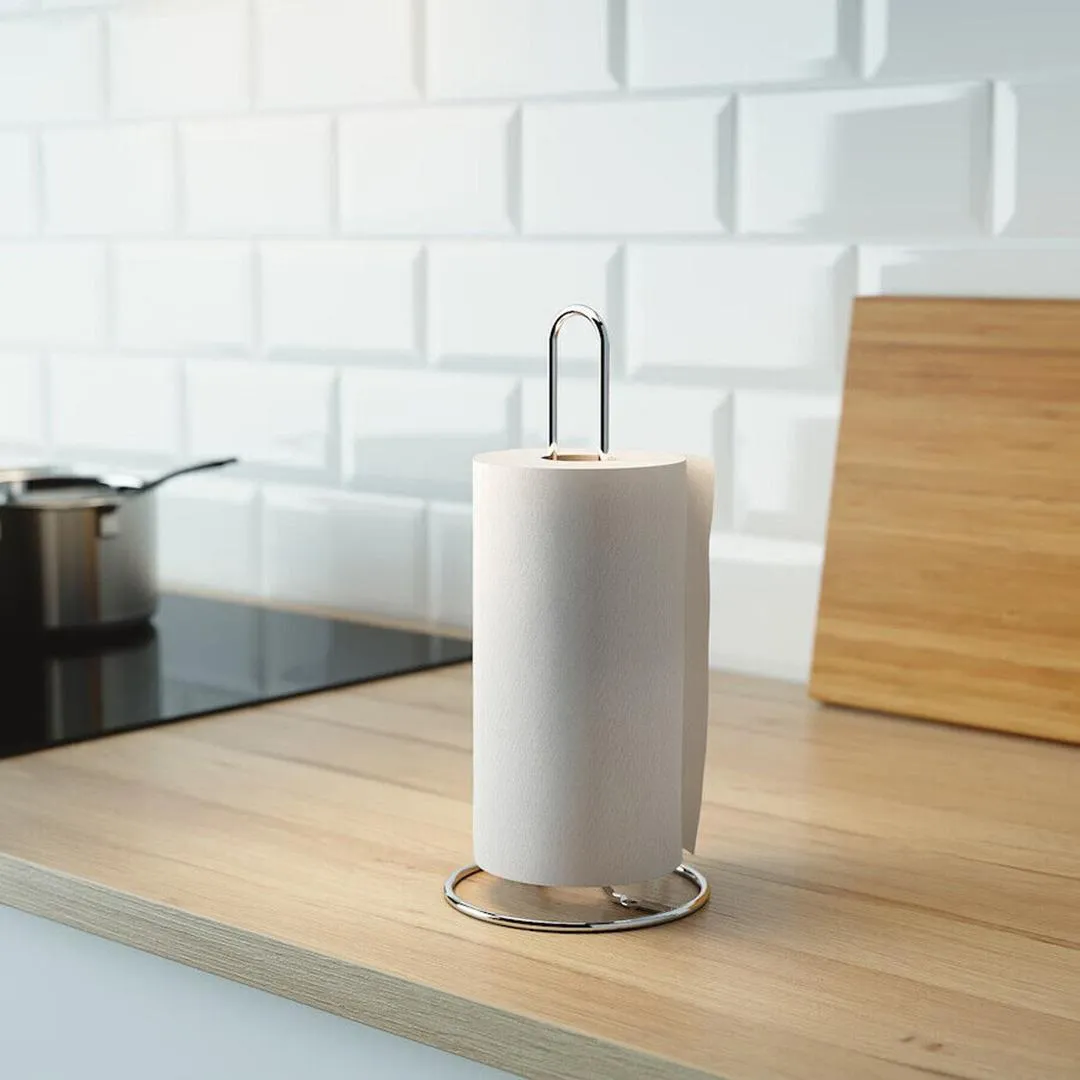 Chrome Kitchen Roll Stand